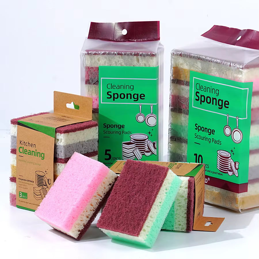 High-Density Non-Grease Cleaning Sponge