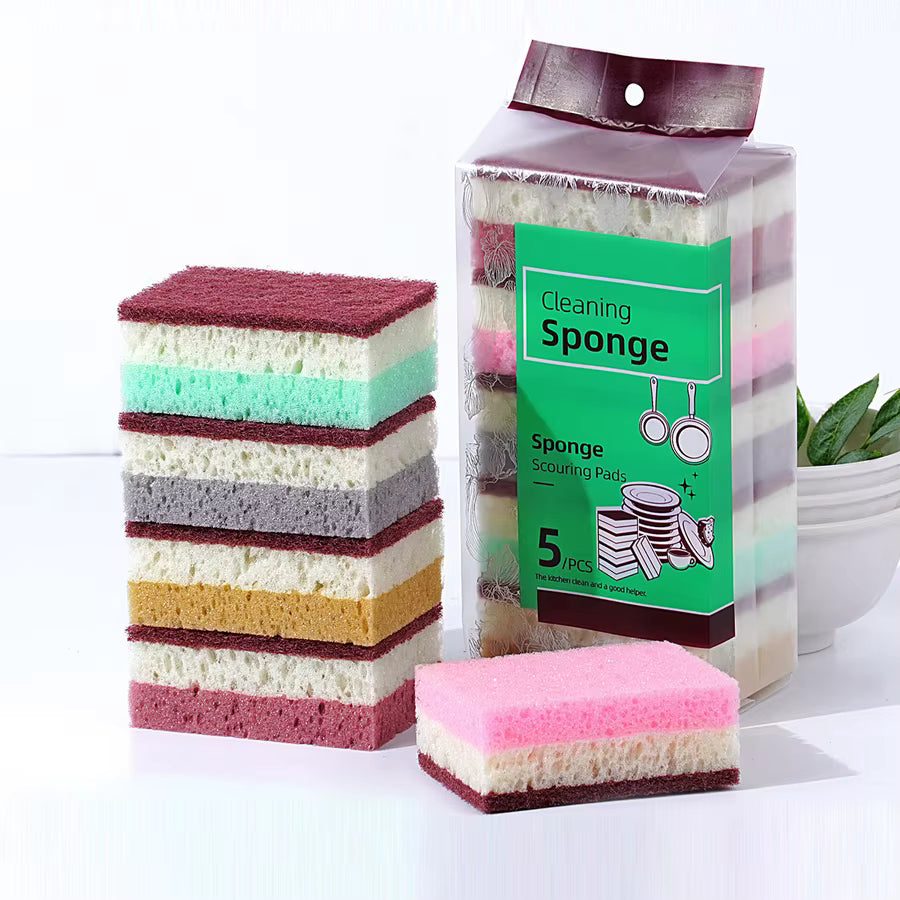 High-Density Non-Grease Cleaning Sponge
