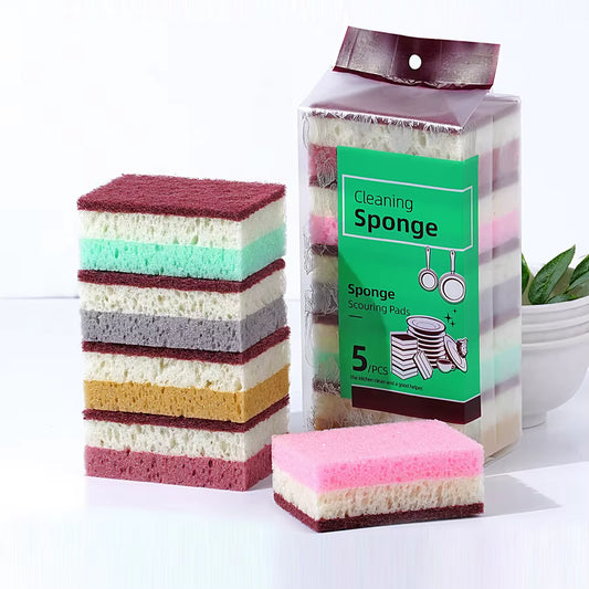 High-Density Non-Grease Cleaning Sponge