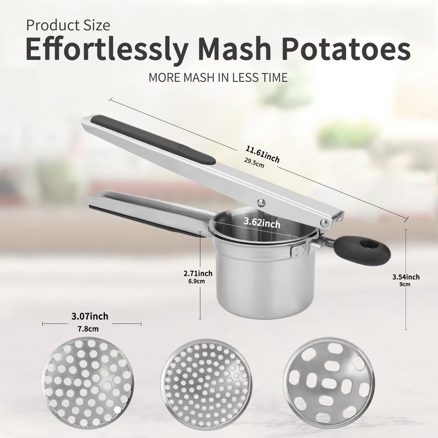 Stainless Steel Potato Ricer
