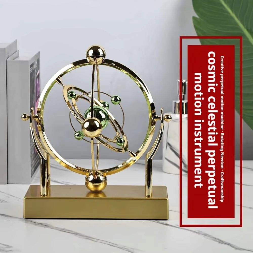 Celestial Orbit Perpetual Motion Desk Sculpture