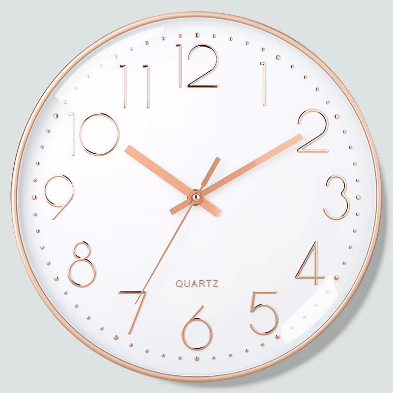 8 Inch Quartz Silent Wall Clock Decor