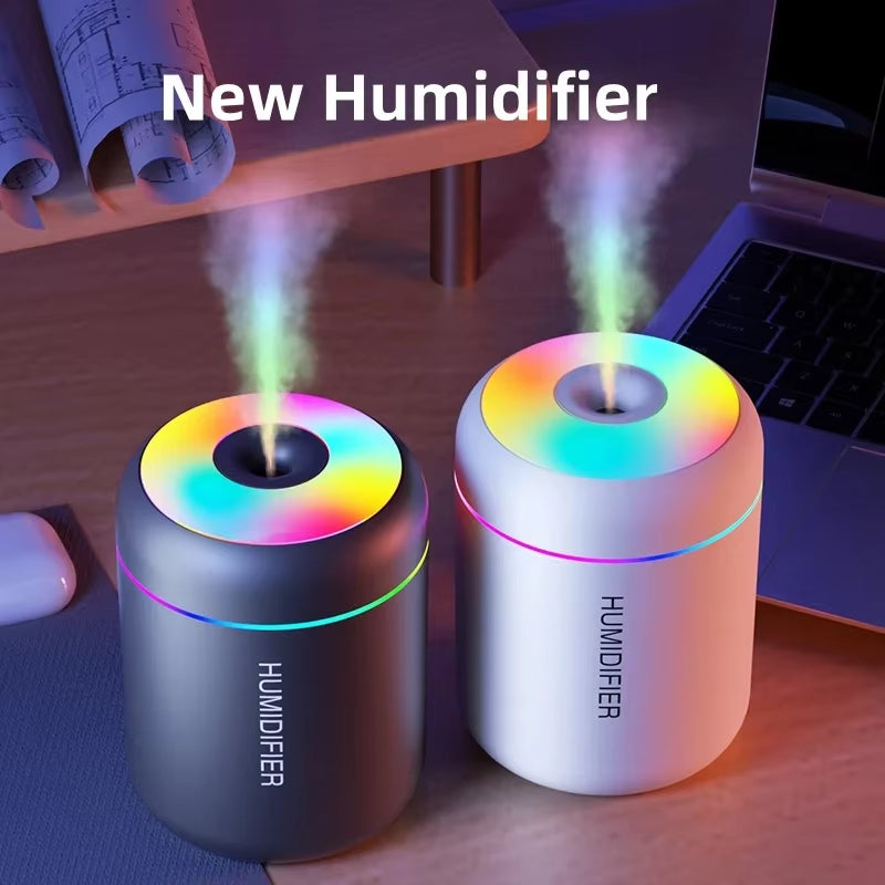 Mini Usb Air Humidifier 180ml With Led Light