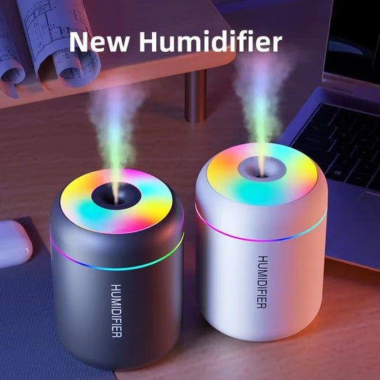 Mini Usb Air Humidifier 180ml With Led Light