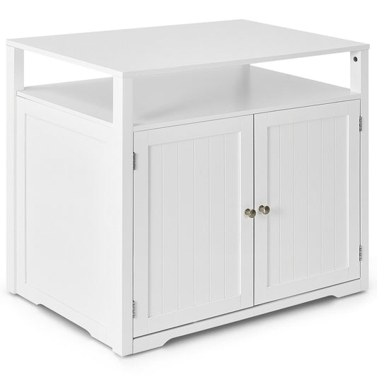 Cat Litter Box Enclosure Furniture Wooden Kitty Washroom Hidden Cat Washroom