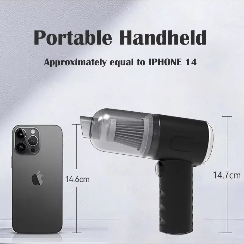 9000Pa Wireless Car Vacuum Cleaner 60W