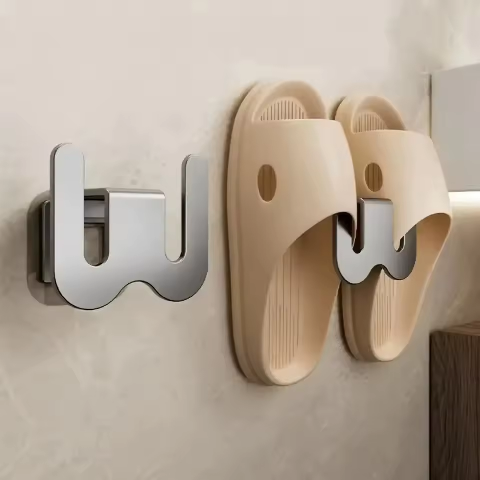 Bathroom Slipper Storage Rack – Space Saving Wall Hook