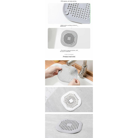 Bathroom Silicone Drain Cover Hair Mat