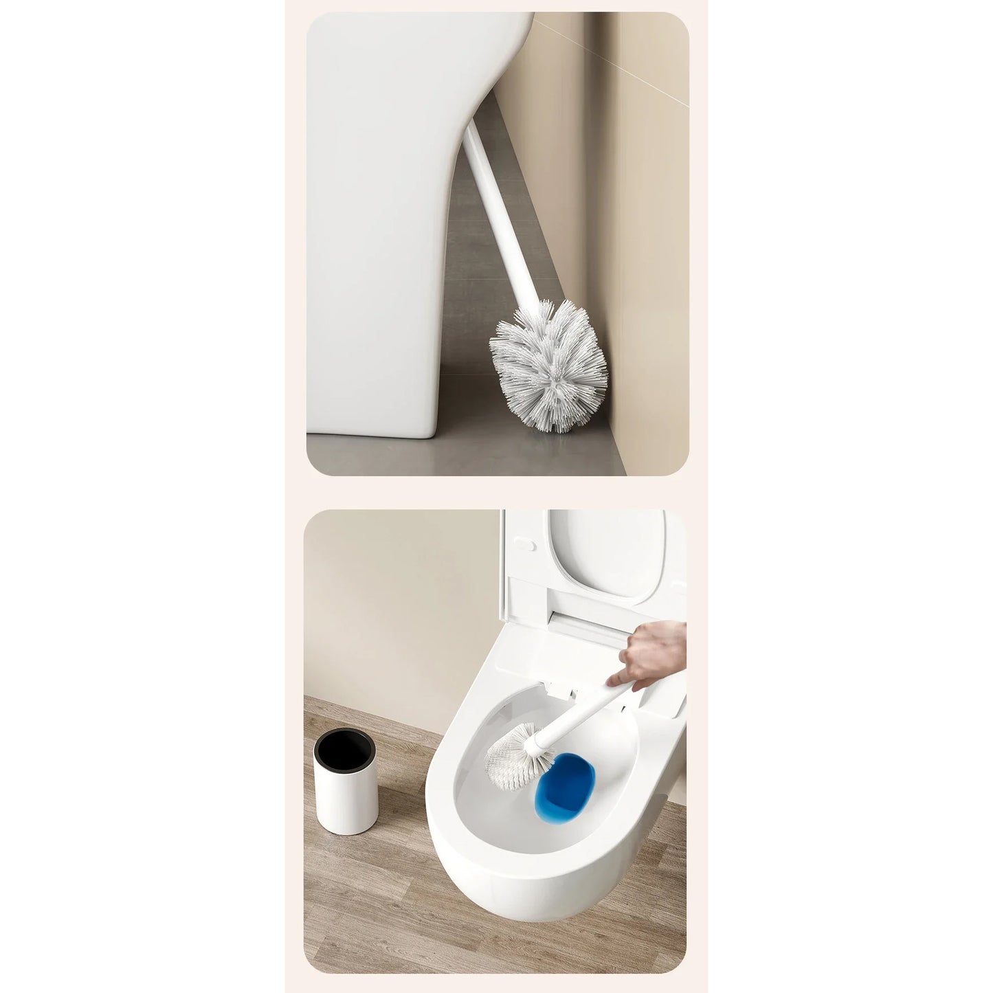 Save Space Now – Wall Toilet Brush Holder
