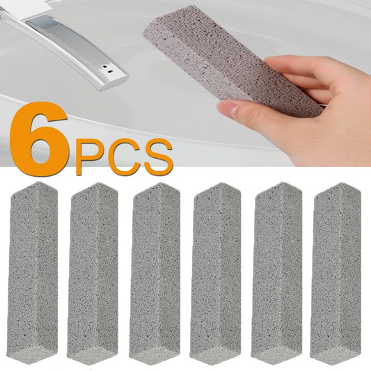 6PCS Natural Pumice Toilet Cleaning Stones – Heavy Duty Stain Remover