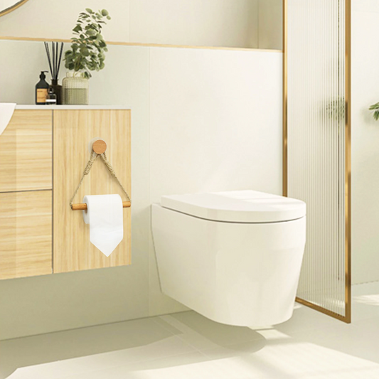 Add Natural Style – Wooden Toilet Paper Holder