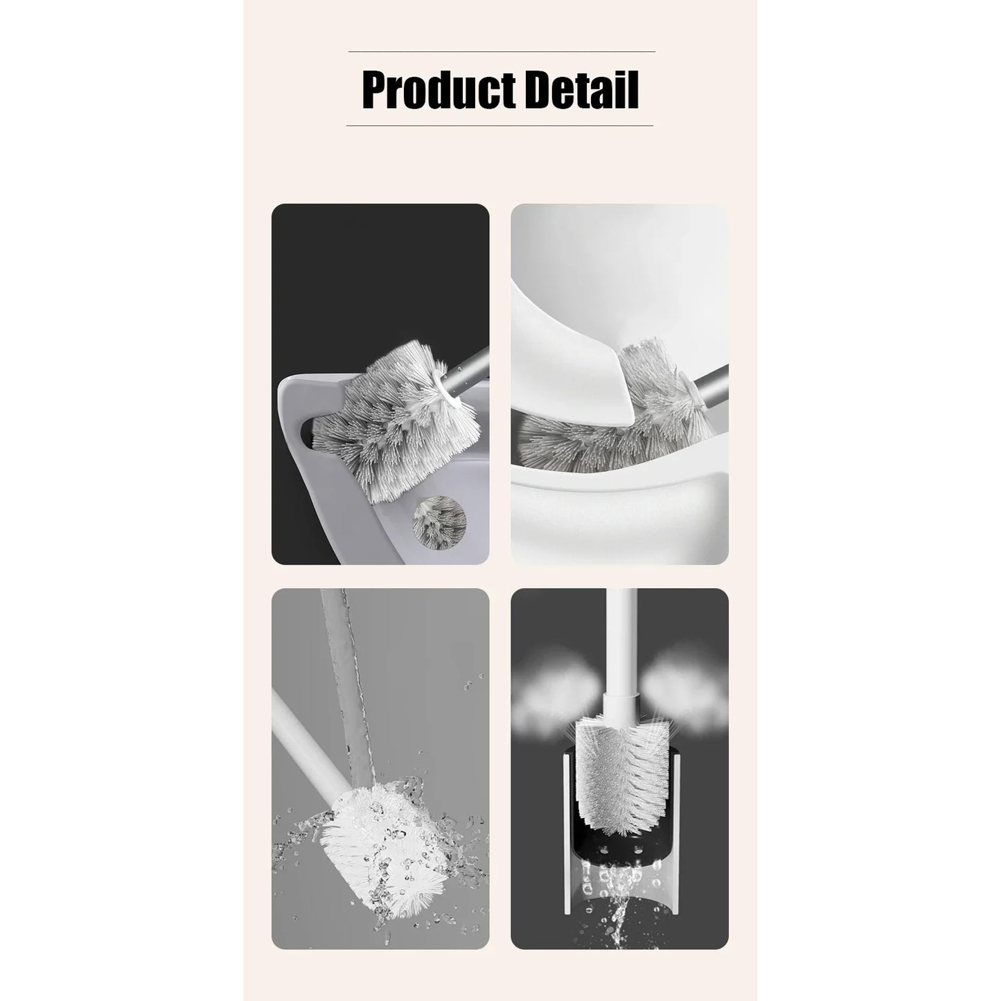 Save Space Now – Wall Toilet Brush Holder