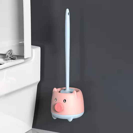 Make Cleaning Fun – Cute Toilet Brush Set