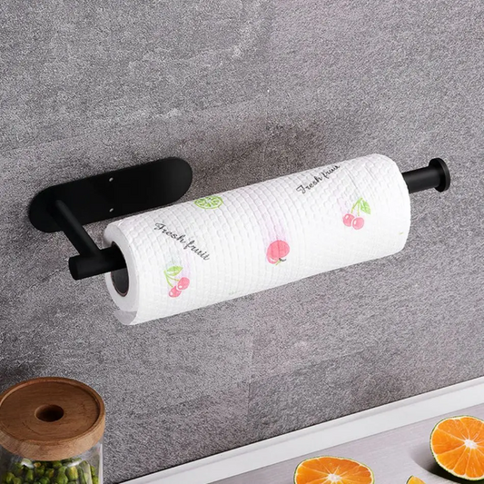Toilet Roll Paper Stainless Steel Kitchen Towel Holder Adhesive Tissue Hanger