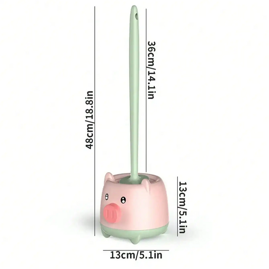 Make Cleaning Fun – Cute Toilet Brush Set
