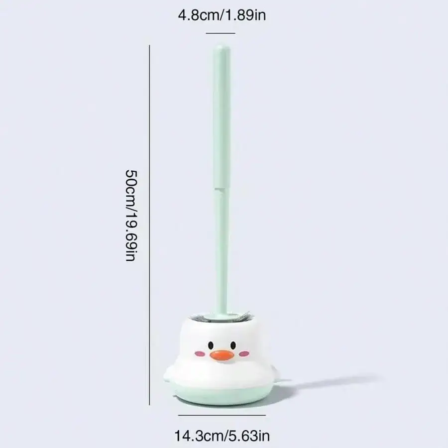 Make Cleaning Fun – Cute Toilet Brush Set