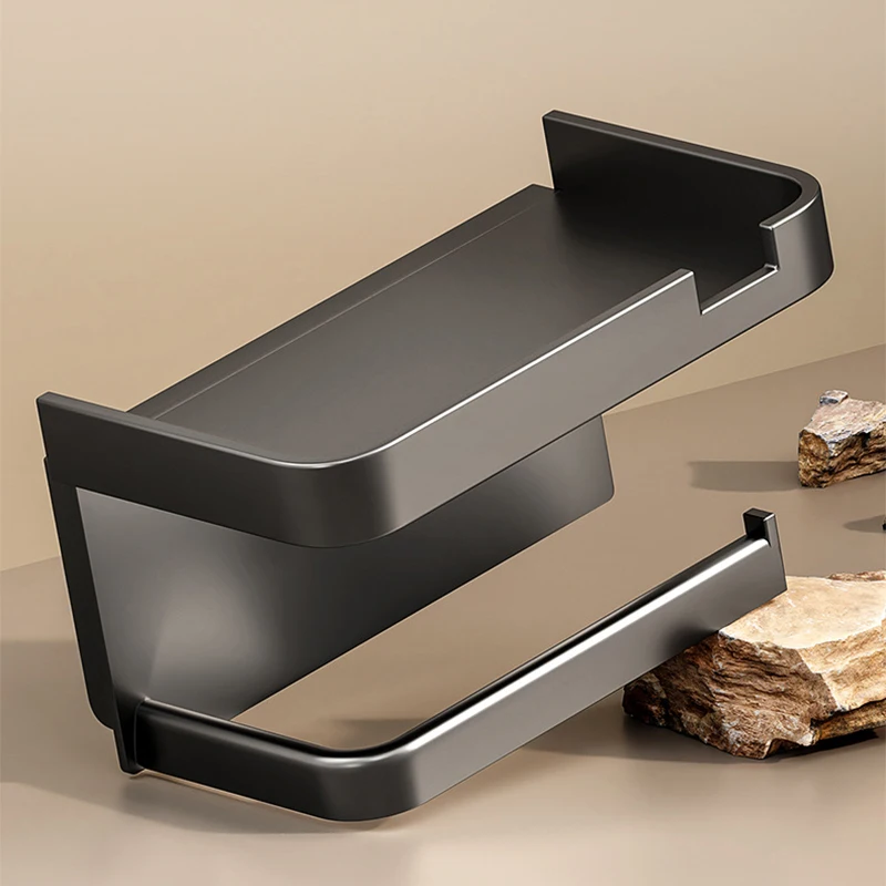 Upgrade Your Bathroom – Toilet Paper Holder with Shelf