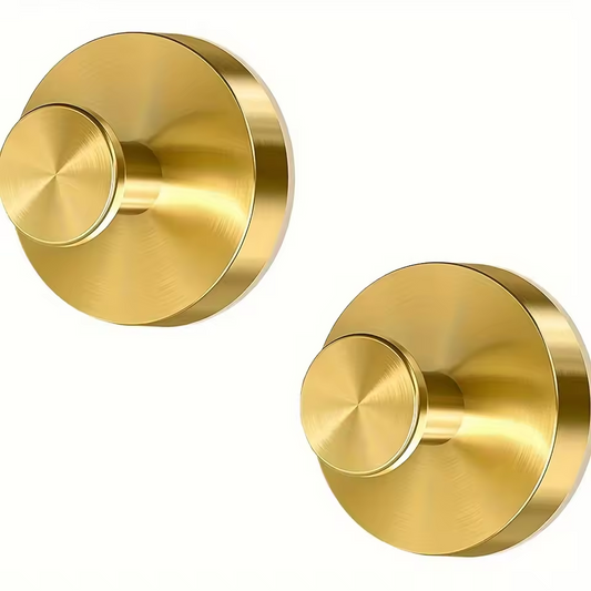 (2PCS) Suction Cup Bathroom Hanging Towels Robe Loofah Hooks