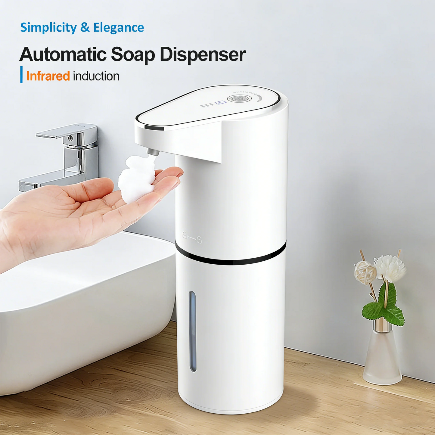 Upgrade Bathroom Dispenser Hygiene – Automatic Foam Soap Dispenser