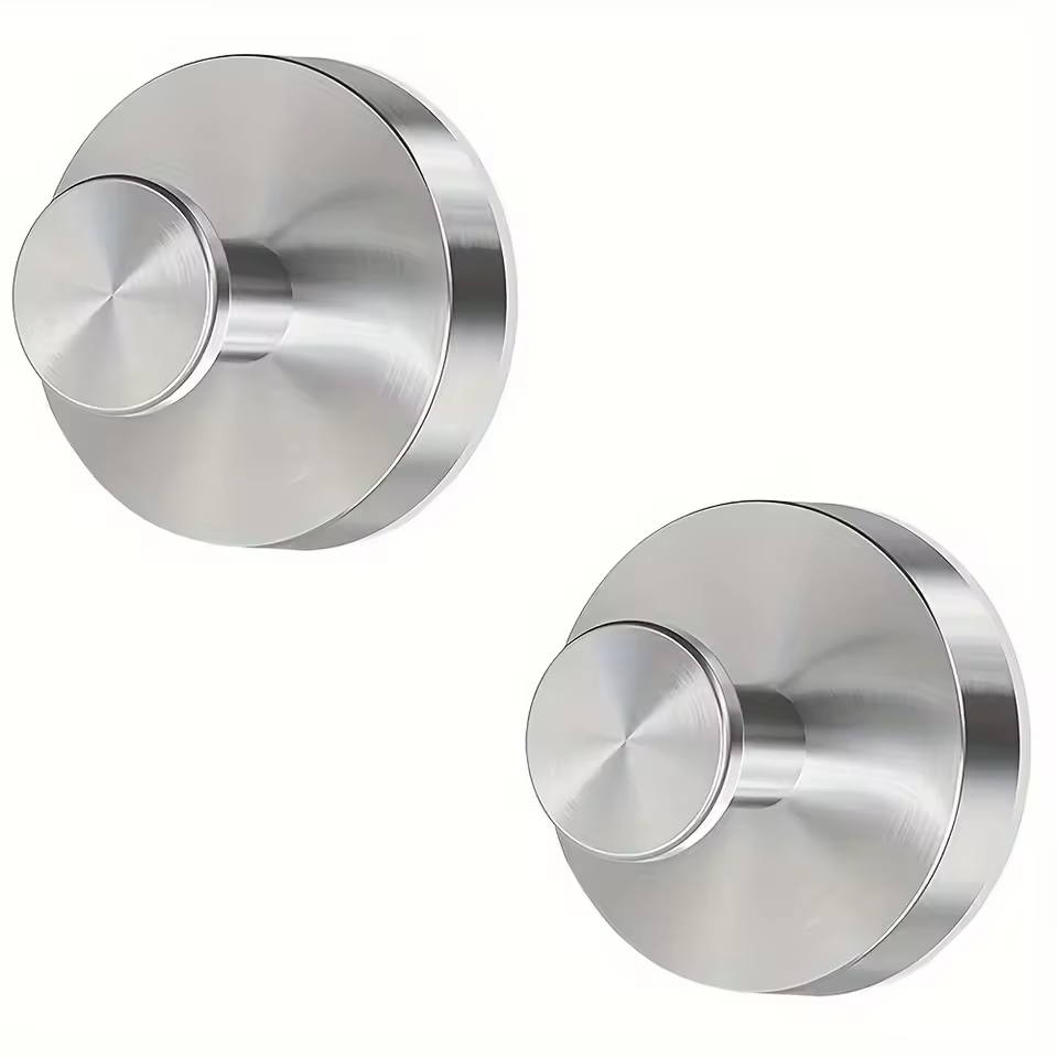 (2PCS) Suction Cup Bathroom Hanging Towels Robe Loofah Hooks