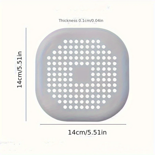 Bathroom Silicone Drain Cover Hair Mat