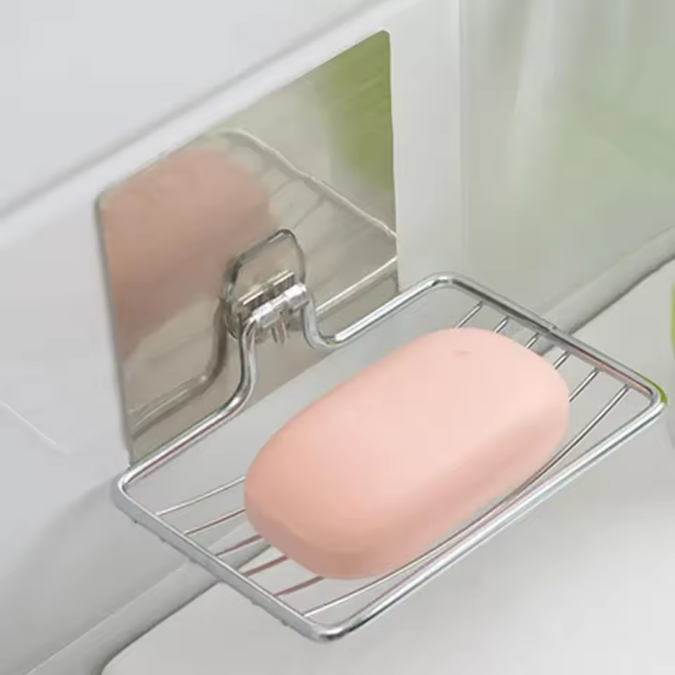 Keep Soap Dry – Stainless Steel Simple Soap Storage Rack in Home