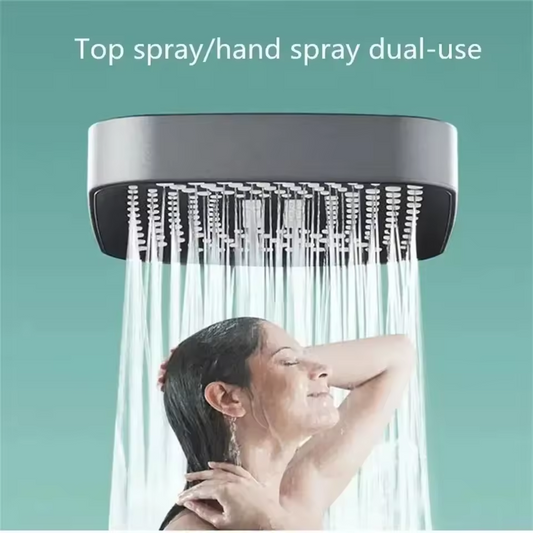 High Pressure Head Water 3-Mode Saving Shower Silver