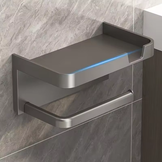 Upgrade Your Bathroom – Toilet Paper Holder with Shelf
