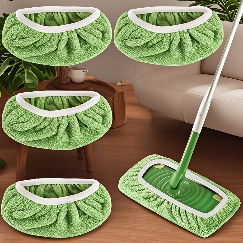 Clean Smarter – Reusable Ultra-Fine Mop Pads (4 Pack)