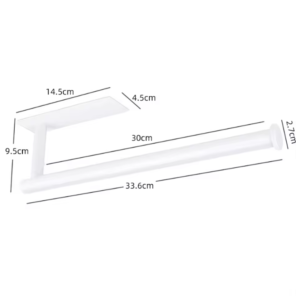 Upgrade Your Space – Adhesive Bathroom Paper Holder