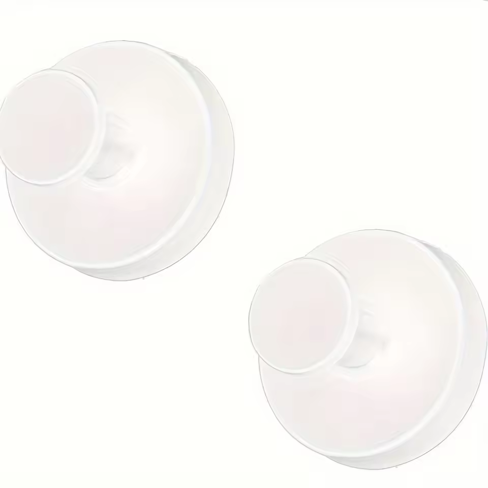(2PCS) Suction Cup Bathroom Hanging Towels Robe Loofah Hooks
