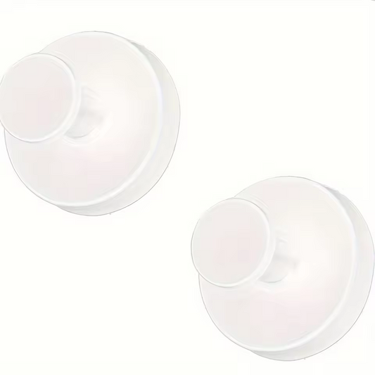 (2PCS) Suction Cup Bathroom Hanging Towels Robe Loofah Hooks