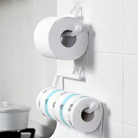 Save Space Fast Bathroom Cabinet Hanging Tissue Holder