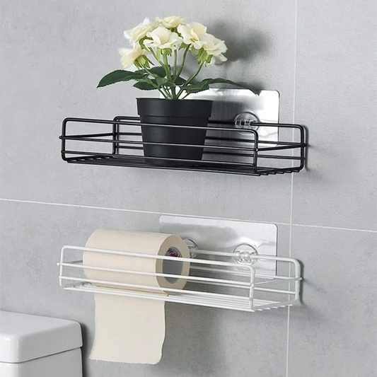 Maximize Space Bathroom Floating Wall Shelf Organizer & Kitchen Storage