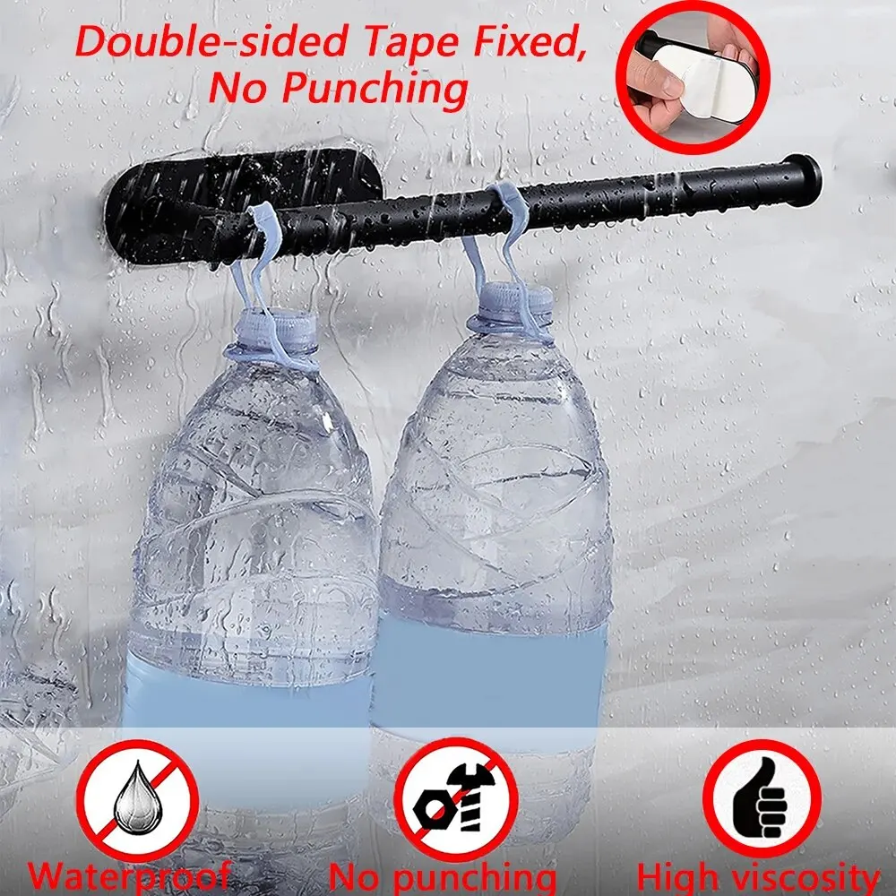 Toilet Roll Paper Stainless Steel Kitchen Towel Holder Adhesive Tissue Hanger