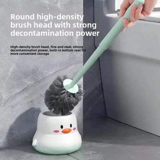Make Cleaning Fun – Cute Toilet Brush Set