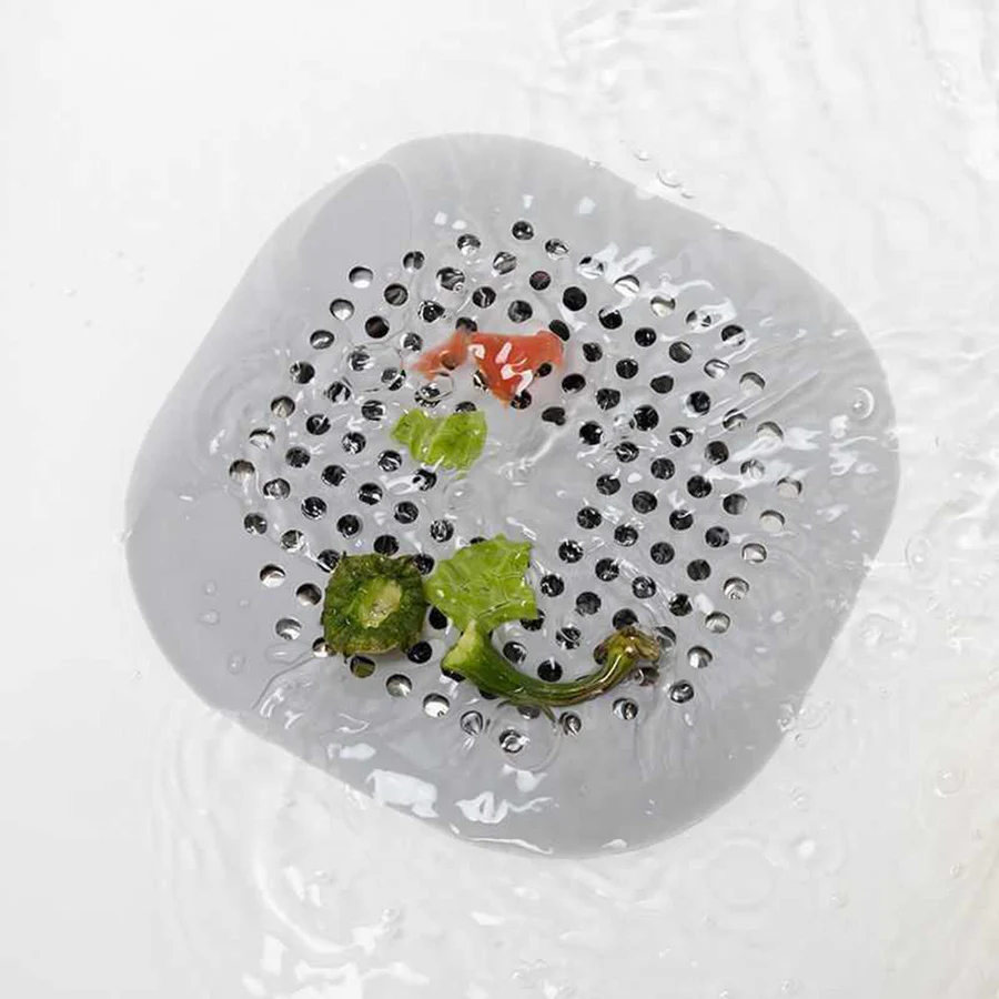 Bathroom Silicone Drain Cover Hair Mat