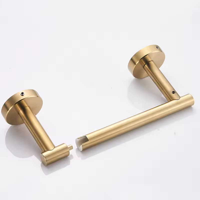 Add a Luxe Touch – Golden Toilet Paper Holder