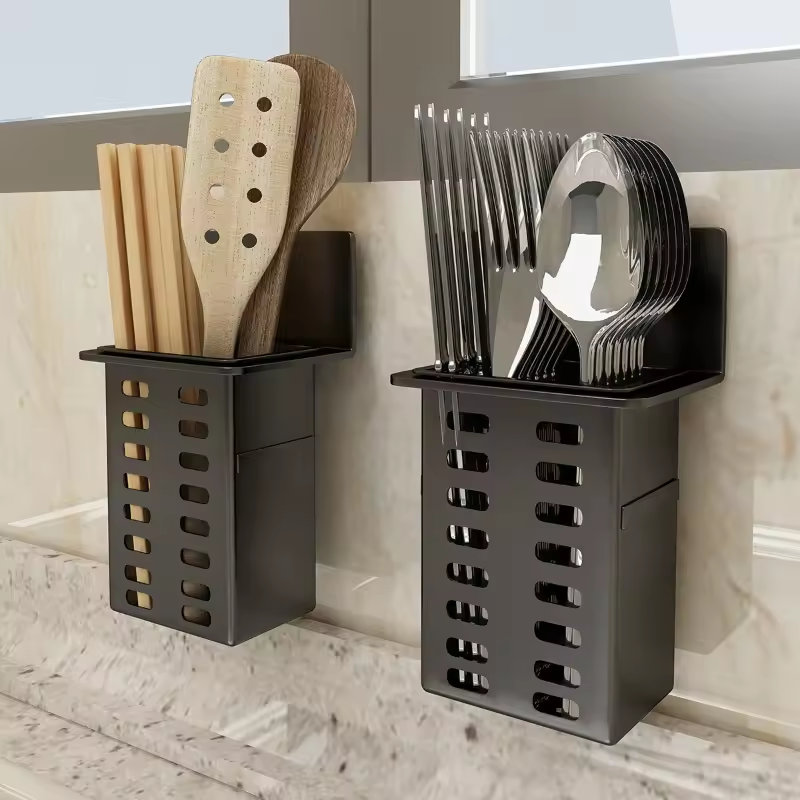 Wall Mounted Storage Box Bathroom & Kitchen Organizer