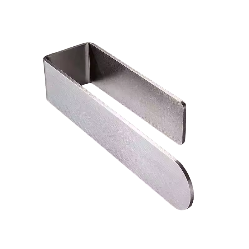 9inch-Silver U-Shaped Bathroom Towel Storage Rack