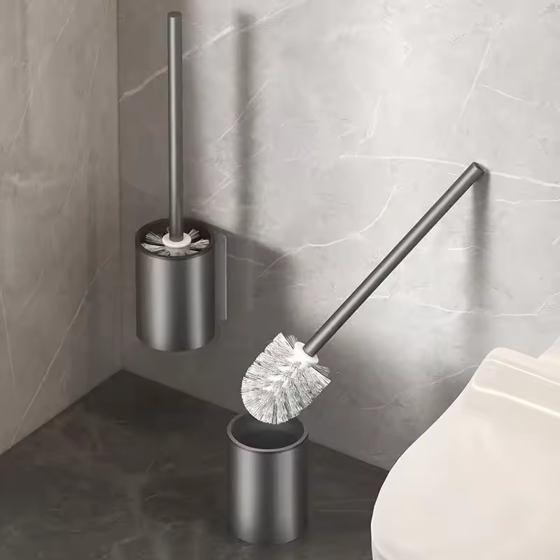 Save Space Now – Wall Toilet Brush Holder