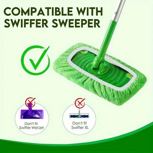 Clean Smarter – Reusable Ultra-Fine Mop Pads (4 Pack)