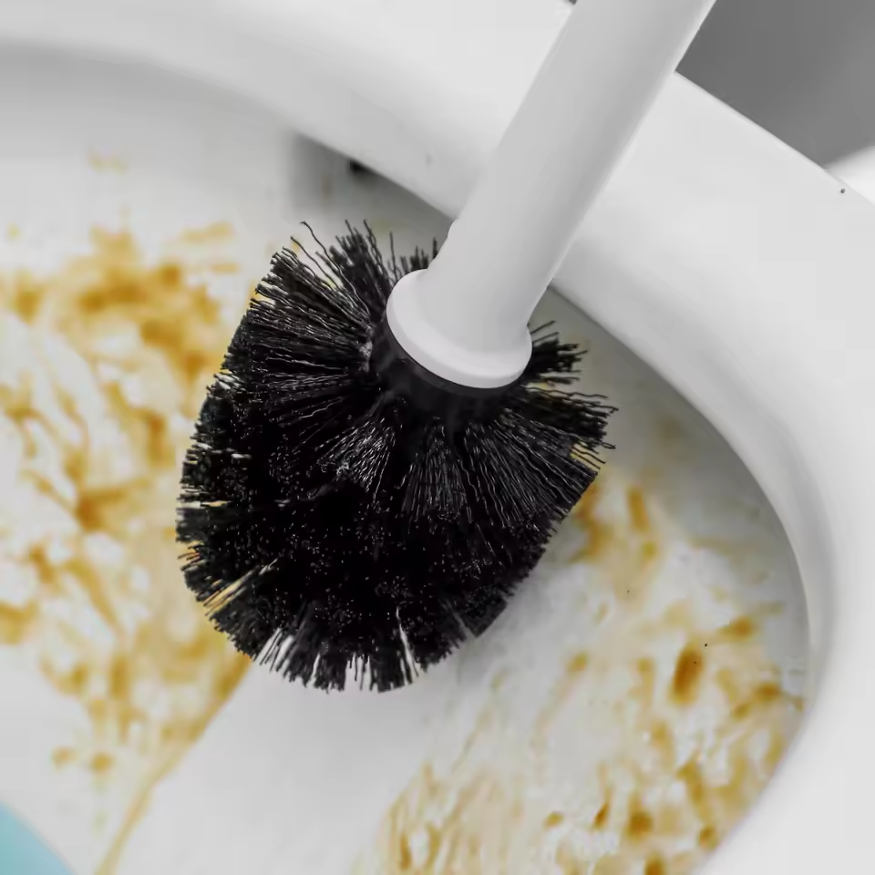 Large Floor Standing Toilet Brush with Extended Handle