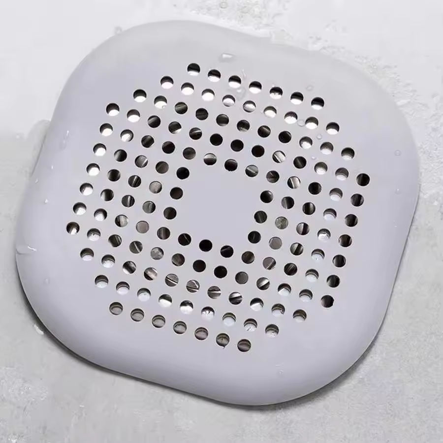 Bathroom Silicone Drain Cover Hair Mat