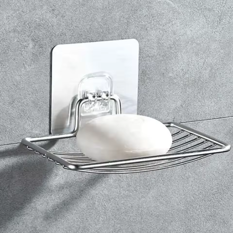 Keep Soap Dry – Stainless Steel Simple Soap Storage Rack in Home