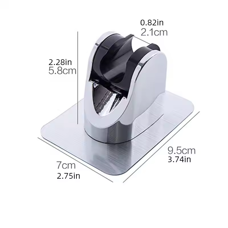 Adjustable Shower Bracket Self Adhesive Bathroom Accessories