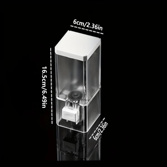 Stay Clean & Organized – Manual Wall Bathroom Transparent Soap Dispenser