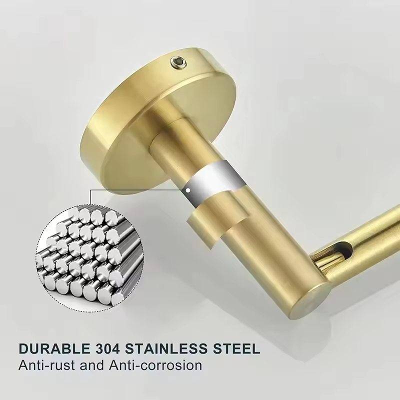 Add a Luxe Touch – Golden Toilet Paper Holder