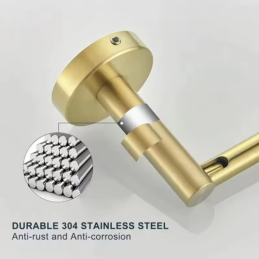 Add a Luxe Touch – Golden Toilet Paper Holder