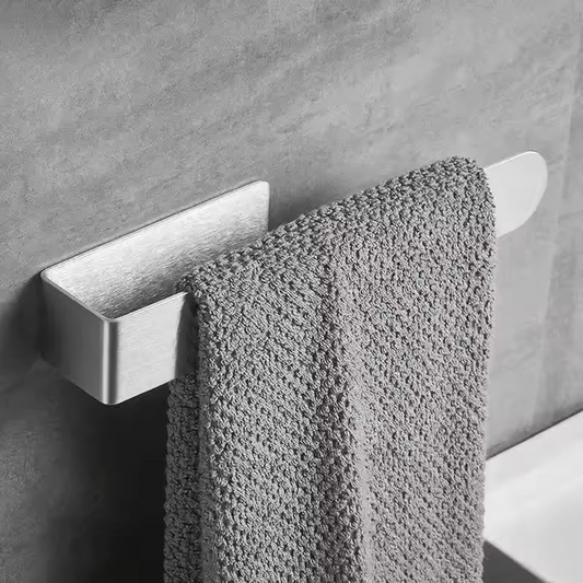 9inch-Silver U-Shaped Bathroom Towel Storage Rack